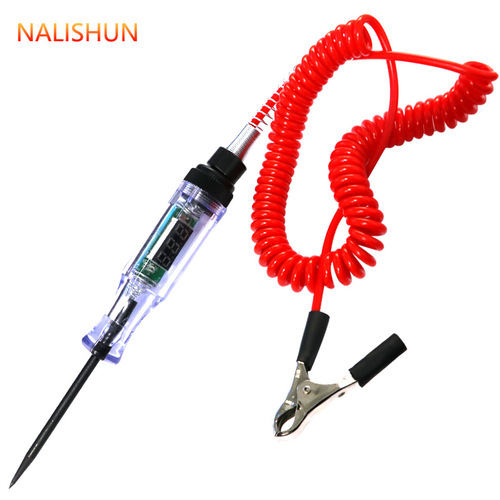 Automobile circuit repair digital display test pen repair line induction test pen car test pen test light 2.5-32V