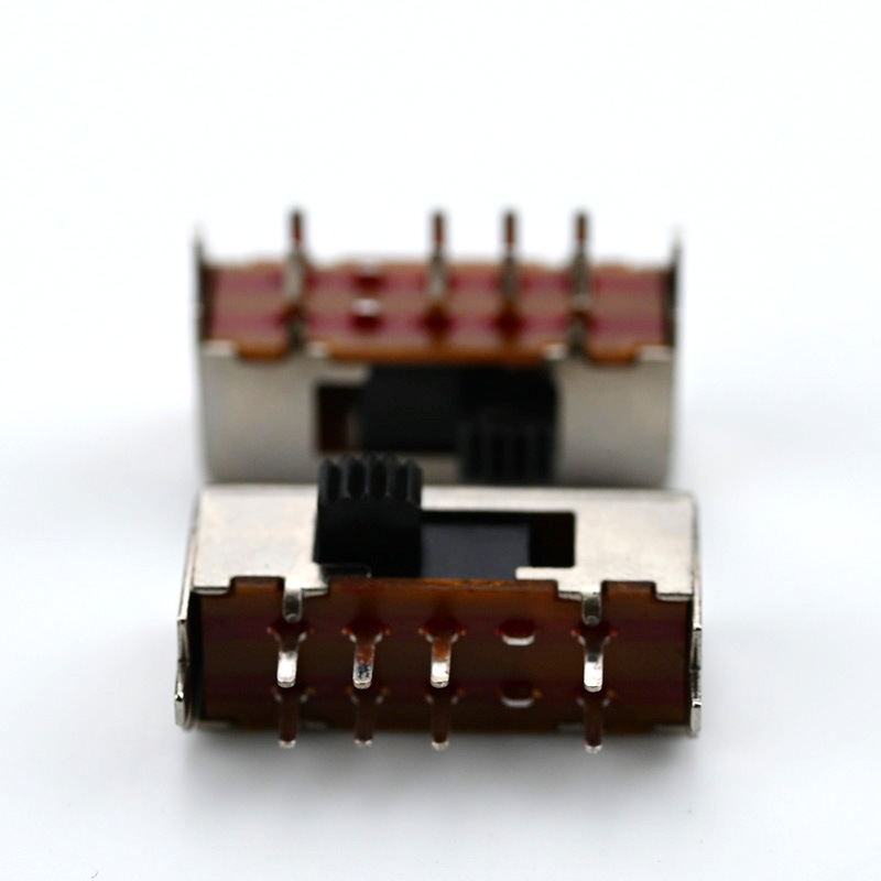 SK23H01拨动开关三档波动开关，微型拨动开关贴片插件式耐高温开