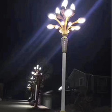 12头中华灯制作厂家12米中华灯玉兰灯大型景观灯LED10米9火中华灯