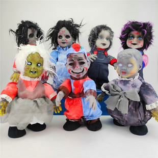 Electric Trick Halloween Toy Walking Ghost Doll Funny Props Trick Festival Decoration Scene Layout Toy