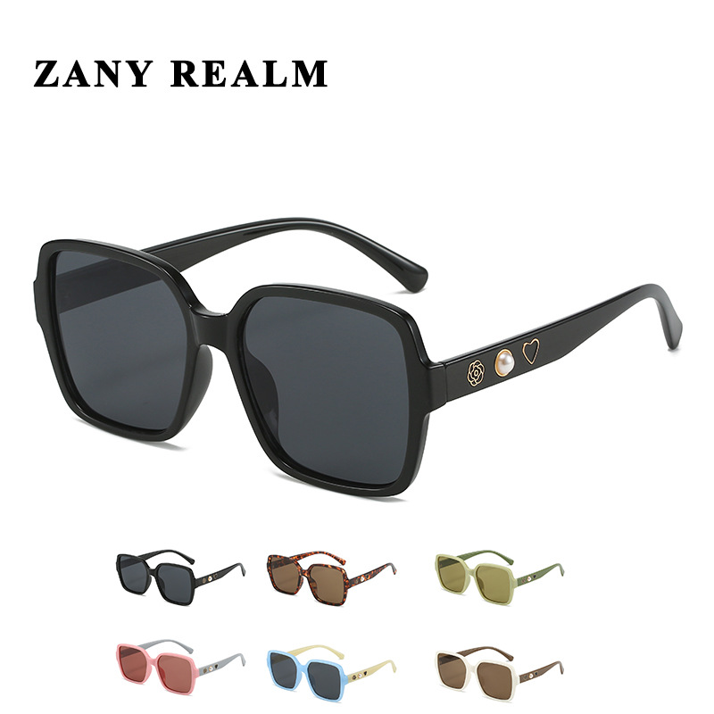 Nueva caja de celebridades en línea estilo Chanel Perla amor Camelia gafas de sol retro anti-azul gafas de luz fabricante 5000