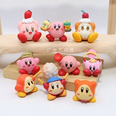 かわいい星のカービー小カービー公仔DIY手作パッチ材料車載デスクトップ装飾シーン装飾