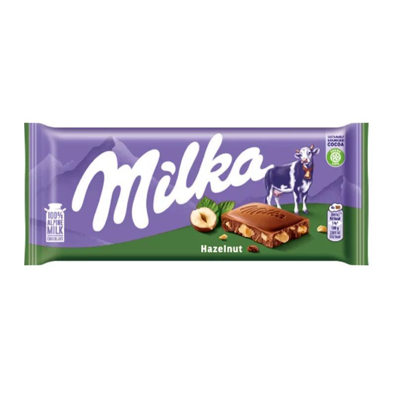 俄罗斯德国波兰进口MILKA妙卡巧克力饼干夹心牛奶榛仁草莓味气泡|undefined