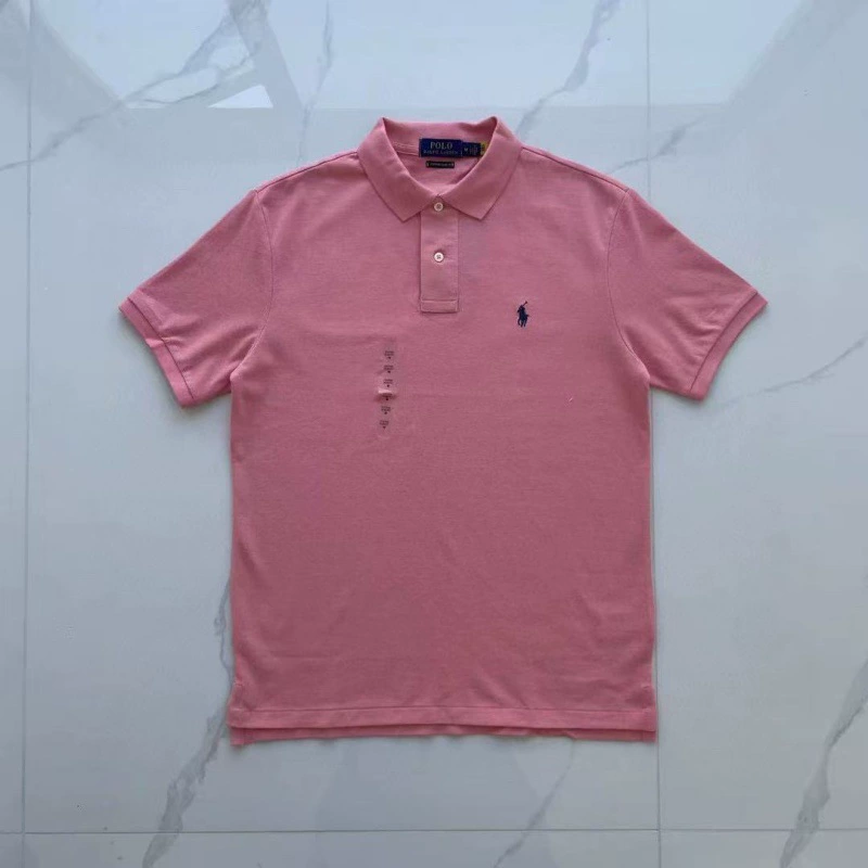 Поло мужское (Ralph Lauren) летнее короткий рукав, с вышитым пони, повседневное