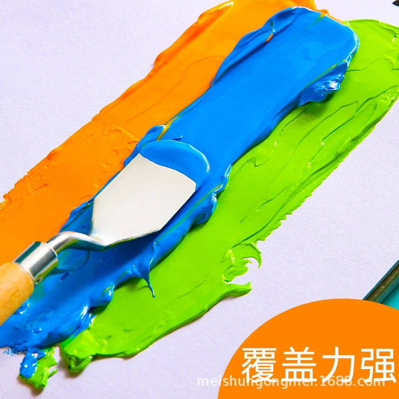 Acrylic Textile Paint, 500 ml, Waterproof & Lightfast, DIY Graffiti and Fabric Painting