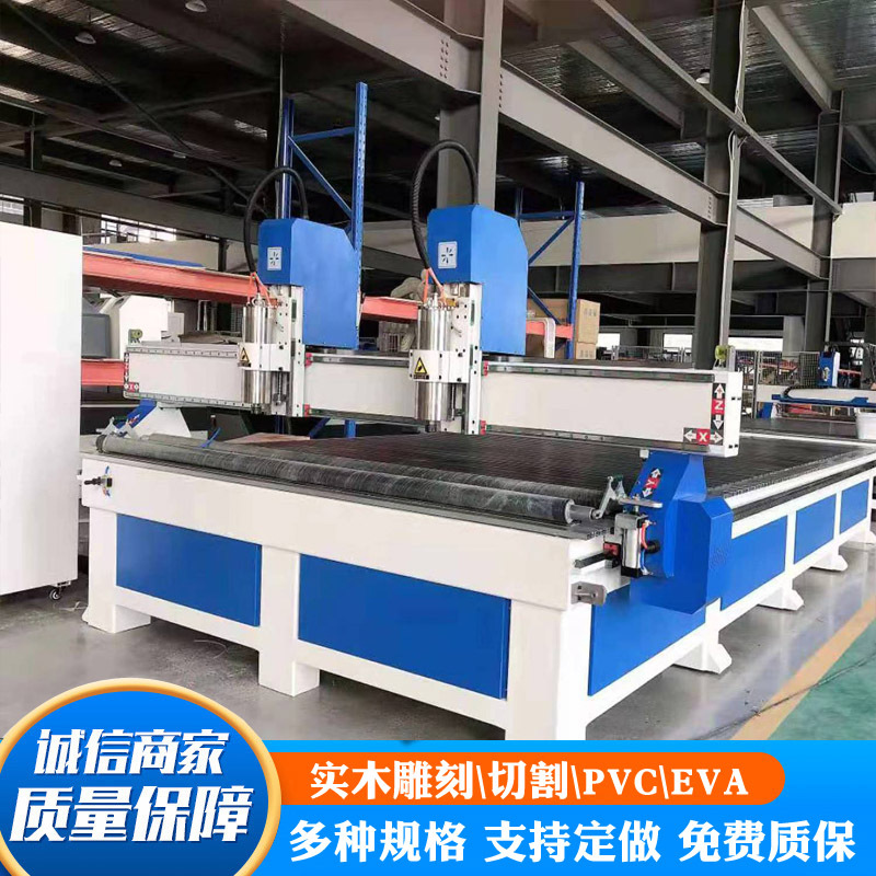 2030双头数控雕刻机 环氧板EVA亚克力切割机 藏式家具浮雕雕刻机