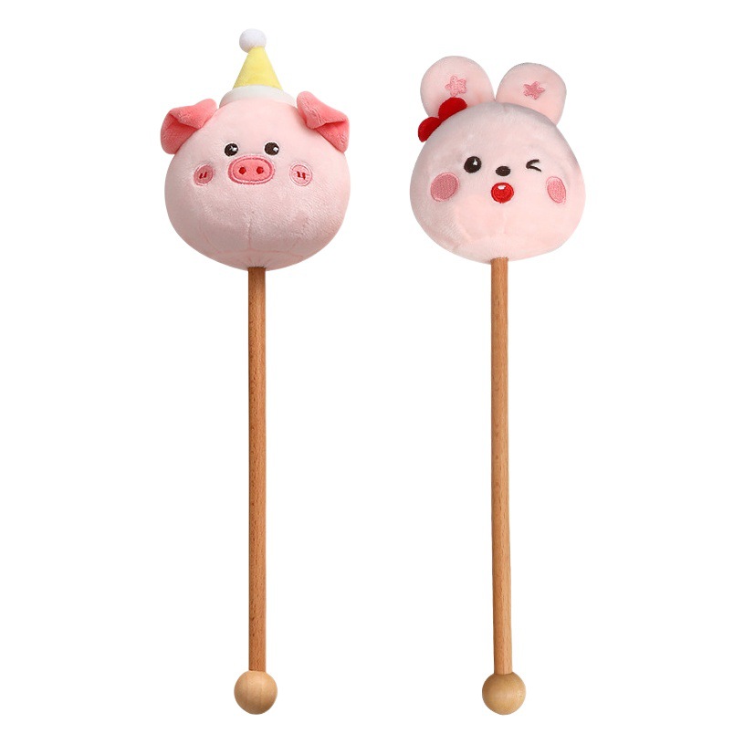 Martillo de masaje martillo tapping dibujos animados lindo felpa pequeño martillo cuello hombro Meridian pierna mano espalda golpeando dispositivo en forma