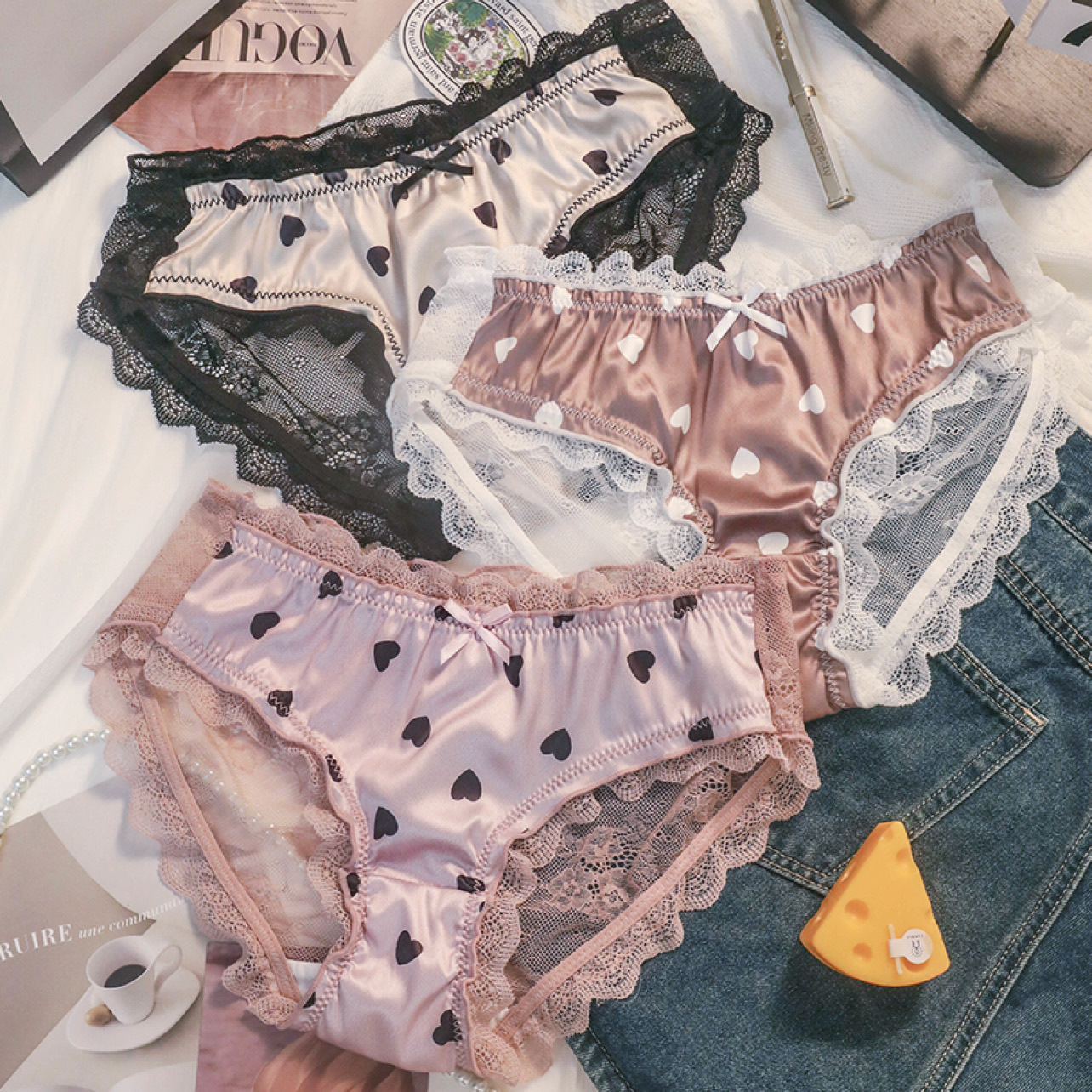 New plus size women's underwear women's fat MM200 Kg pure desire wind translucent mid waist hip lifting breathable sexy shorts