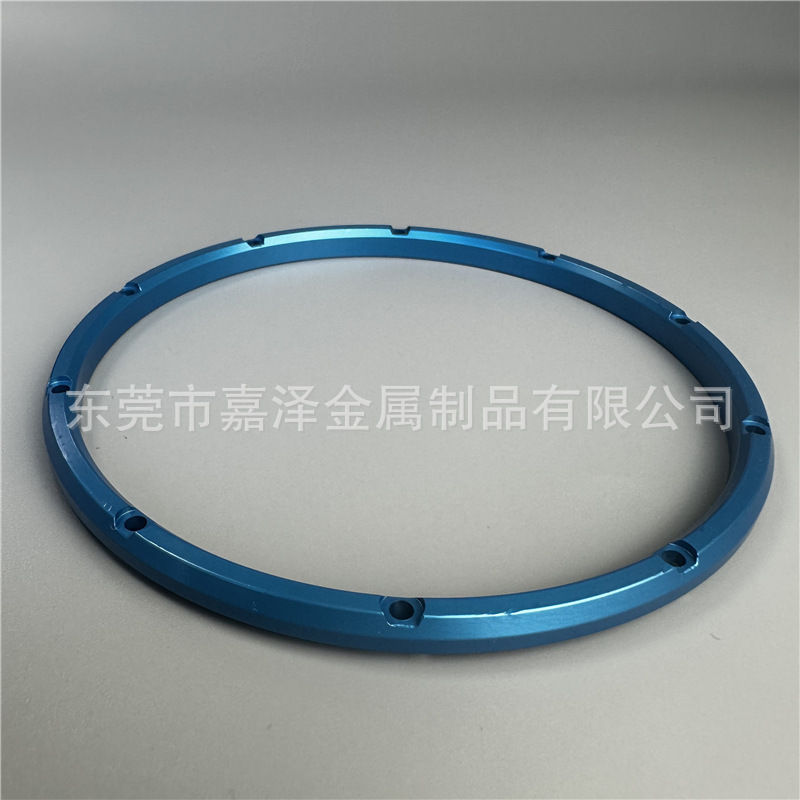 铝合金数控车件加工 大圆环铝圈 自动车床铝零件小批量加工