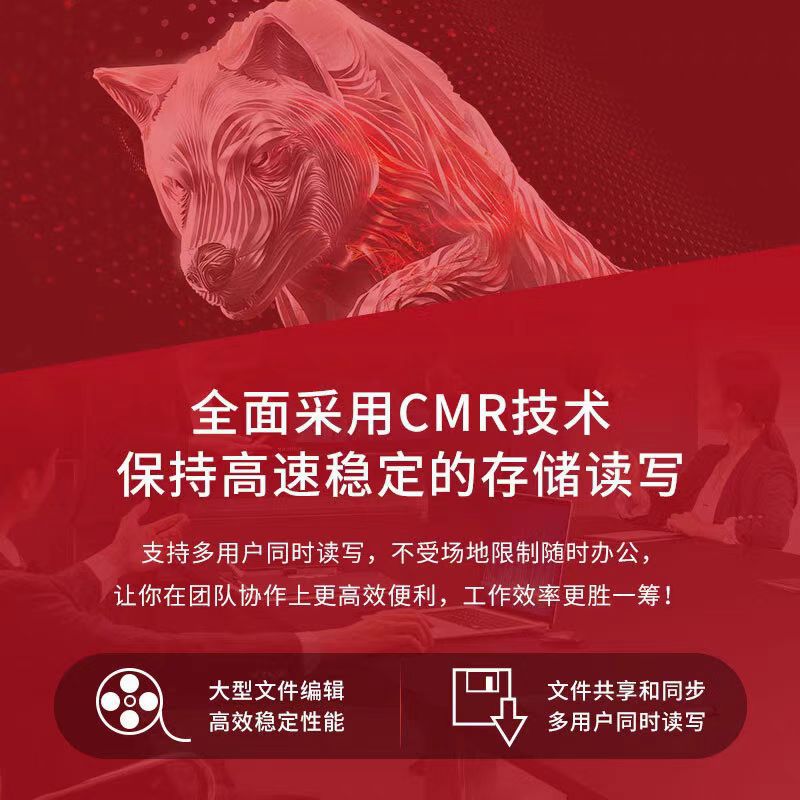 Seagate SEAGATE механический жёсткий диск NAS Coolwolf PRO корпоративного класса SATA подходит для серверного хранения данных
