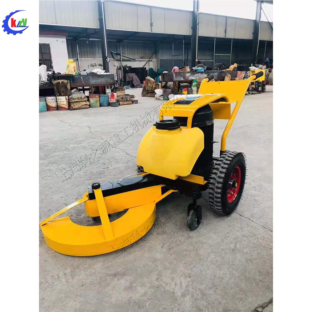 带升降款桩子去除机 高速公路港口切桩机 手推式电动马路切割机