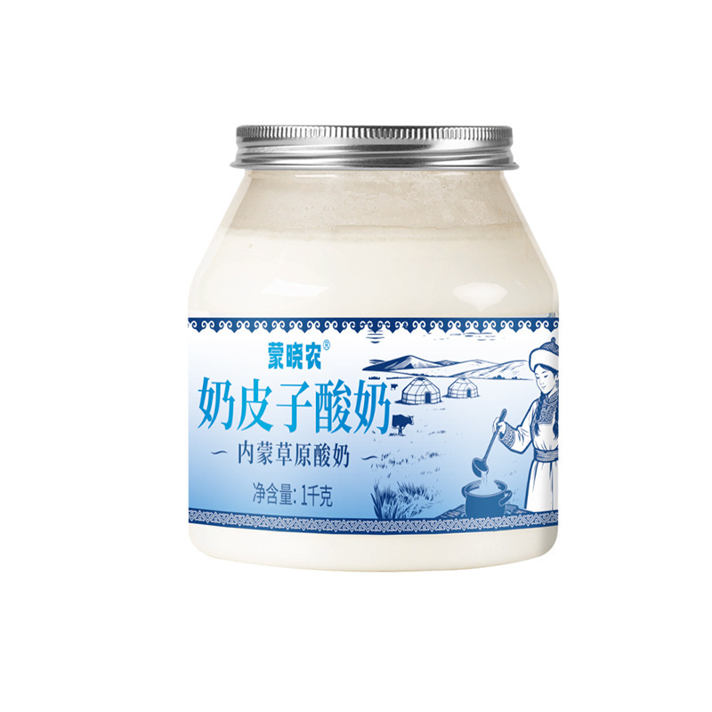 西域鲜奶皮子酸奶内蒙古手工奶皮子老酸奶不添加防腐剂源头直发|undefined