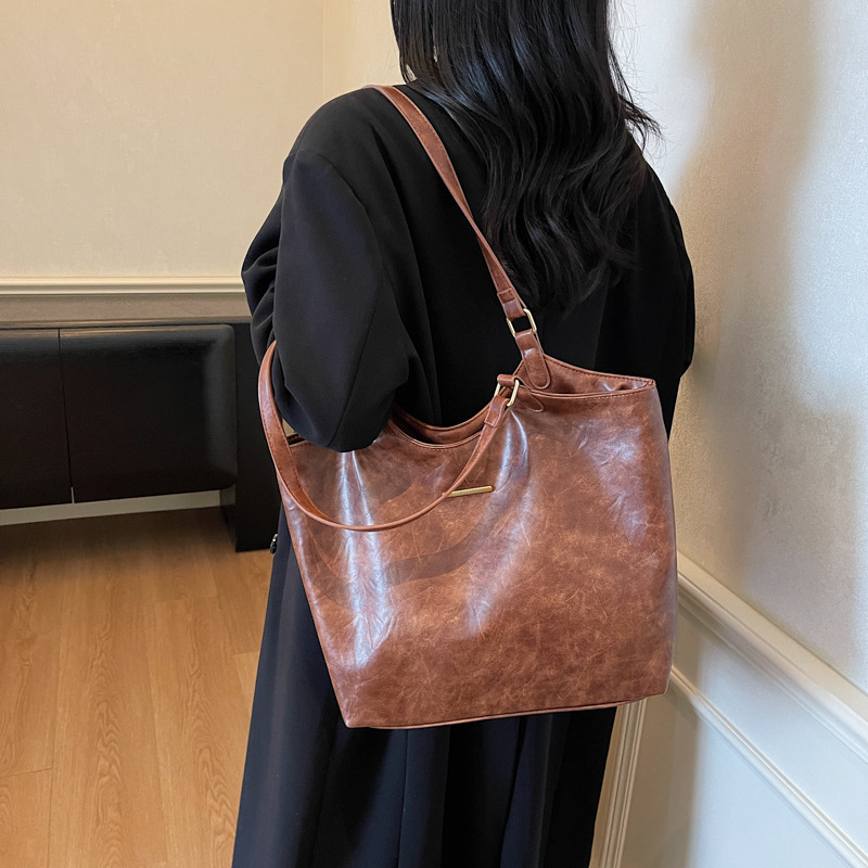 Borsa a secchiello a spalla per donna grande borsa a tote_voghion.com