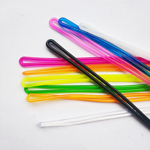 Factory Direct Sales 2.0 * 170CM tag lanyard, round pvc lanyard, luggage tag lanyard, plastic