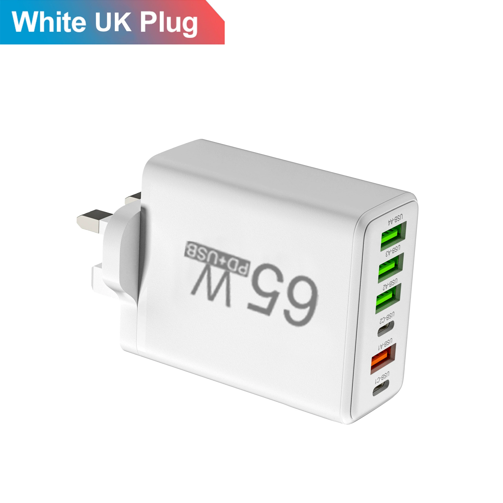 Многоразъемный зарядное устройство для мобильного телефона 2Type-C PD+4 USB, путешествия, зарядка 3.1A, кросс-блейз, оптом