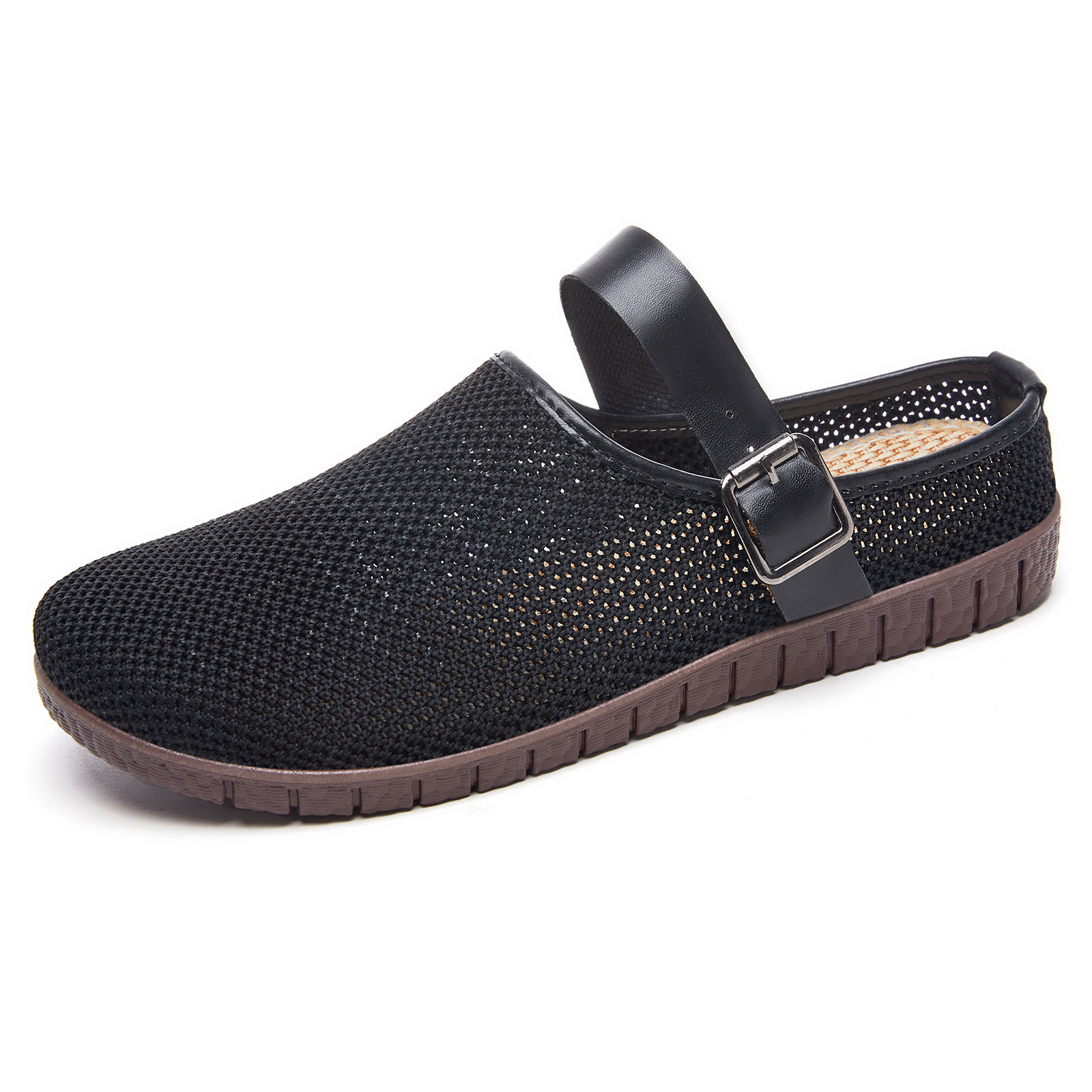 Zapatos de mujer nuevos zapatos de tela de tela Bocken un pedazo zapatos casuales zapatillas transpirables cómodas zapatos de mujer ligeros