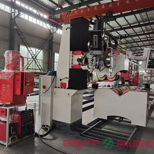 Split welding machine: roller drive clamping, easy loading and unloading, reduce labor intensity
