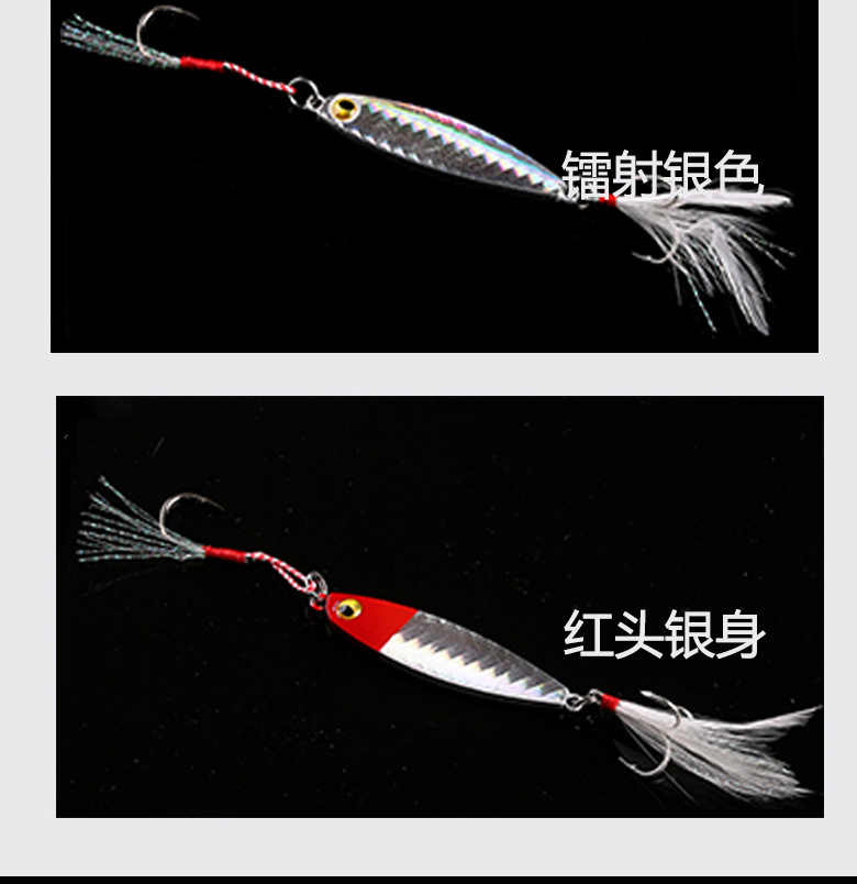 Metal Jigging Spoon Lure Vertical Jigs Bass Trout Fresh Water Fishing Lure