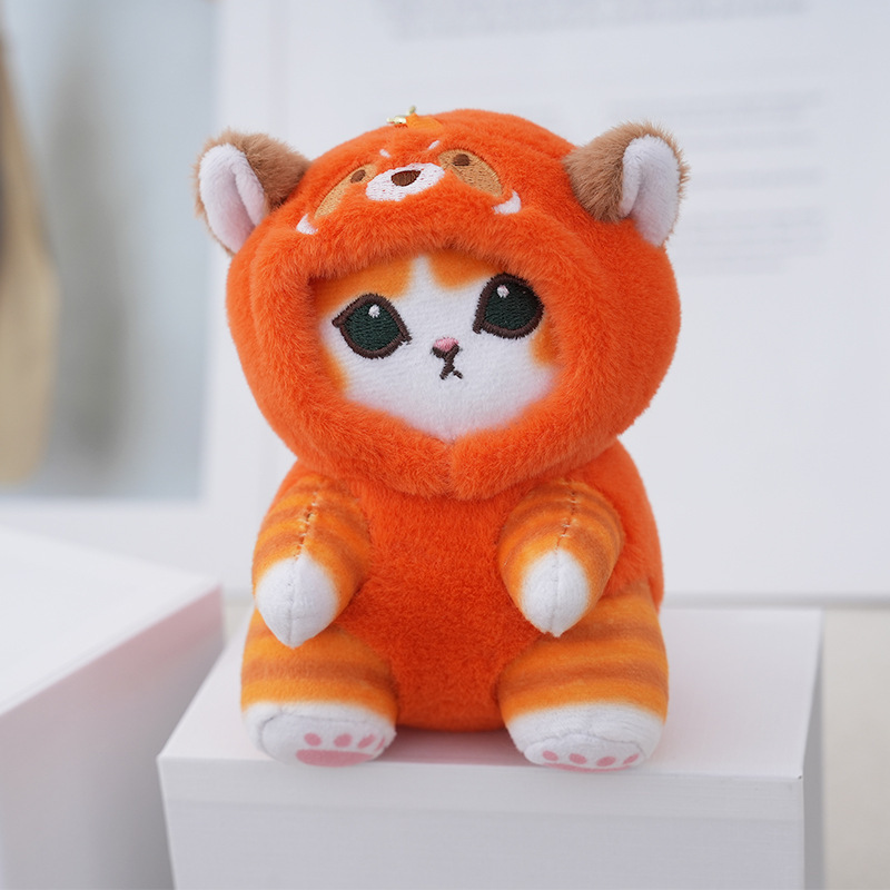 跨境mofusand猫福珊迪长尾巴动物系列毛绒公仔卡通鲨鱼猫玩偶萌礼|undefined
