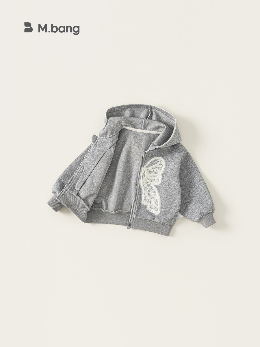 Youbao ropa para niños abrigo de otoño para niñas nuevo suéter de otoño para bebés con lazo ropa para niños top con capucha