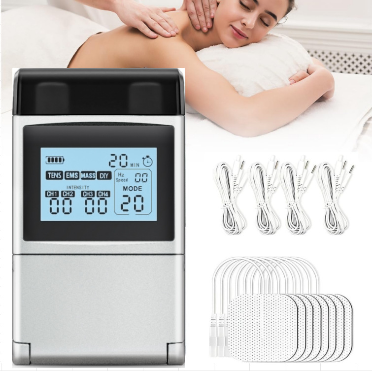 Amazon meikeduo nuevo masajeador de fisioterapia de pulso de carga de 60 modos Tens EMS estimulador muscular image 4