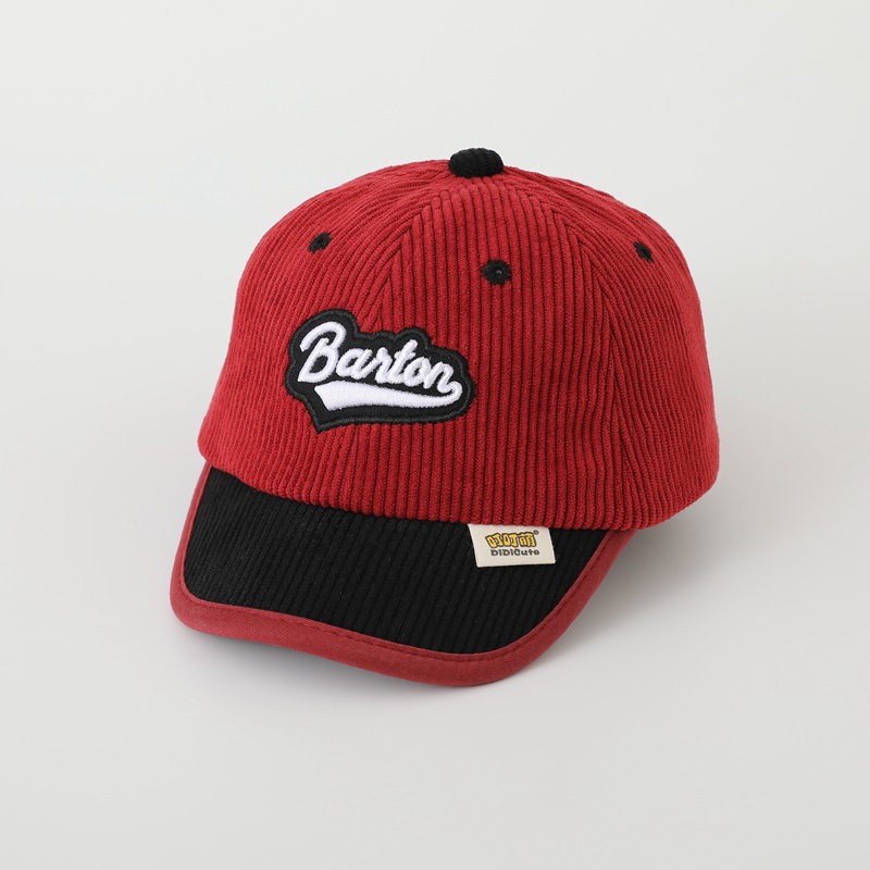 Sombreros de bebés primavera y otoño gorras de béisbol de velcro otoño y invierno para niños y niñas gorras de boca de pato para bebés pequeños meses