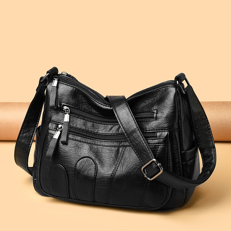 Cross-Border Style Women's Bag 2026 New Fashion Trend Crossbody Large Bag Middle-Aged Mother Shoulder Bag Large Capacity Mother-In-Law Bag