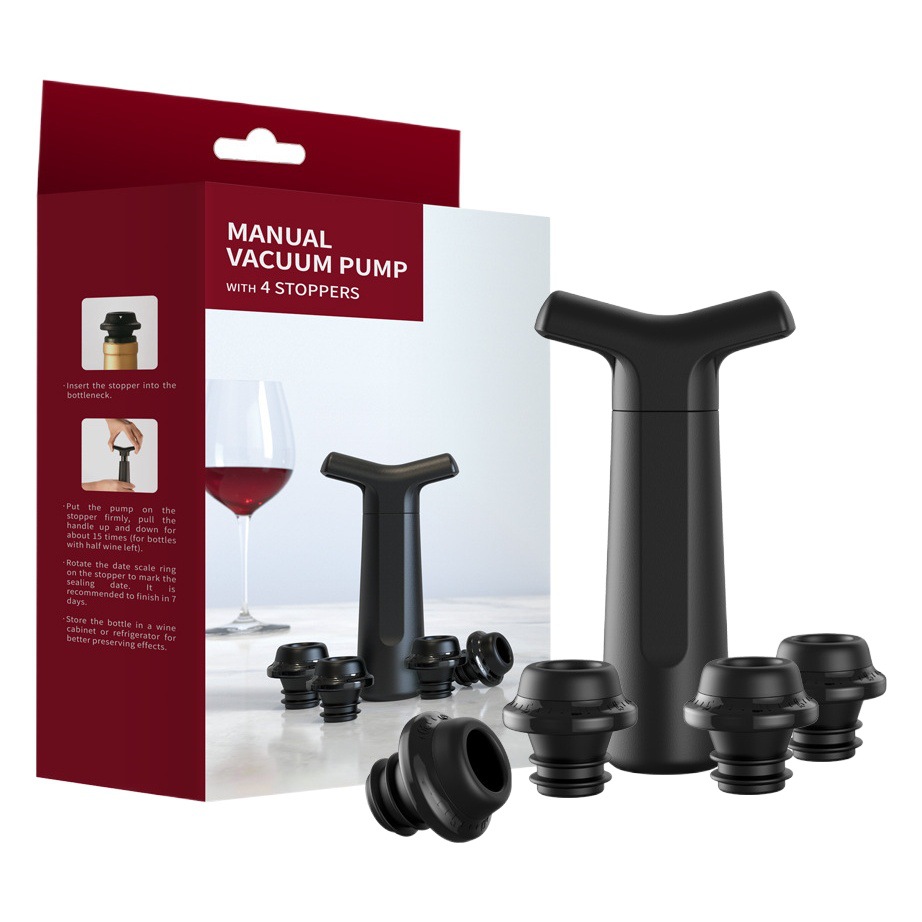 Kelitong tapón de vacío de larga duración de calidad alimentaria fresca de tipo empuje de silicona vino fábrica de fuente de enchufe de vacío