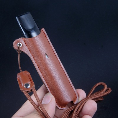 适用悦刻一代半包款皮套relx烟杆保护套relax烟套配尼龙挂绳厂家