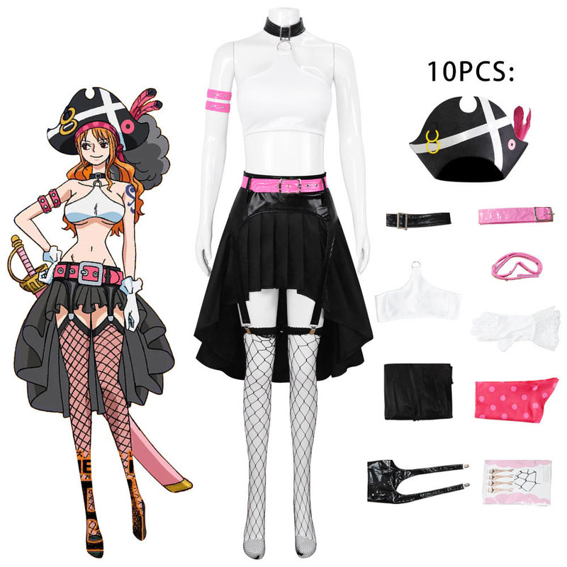 2022 Movie One Piece: Red Nami Costume Halloween cosplay Nami Costume