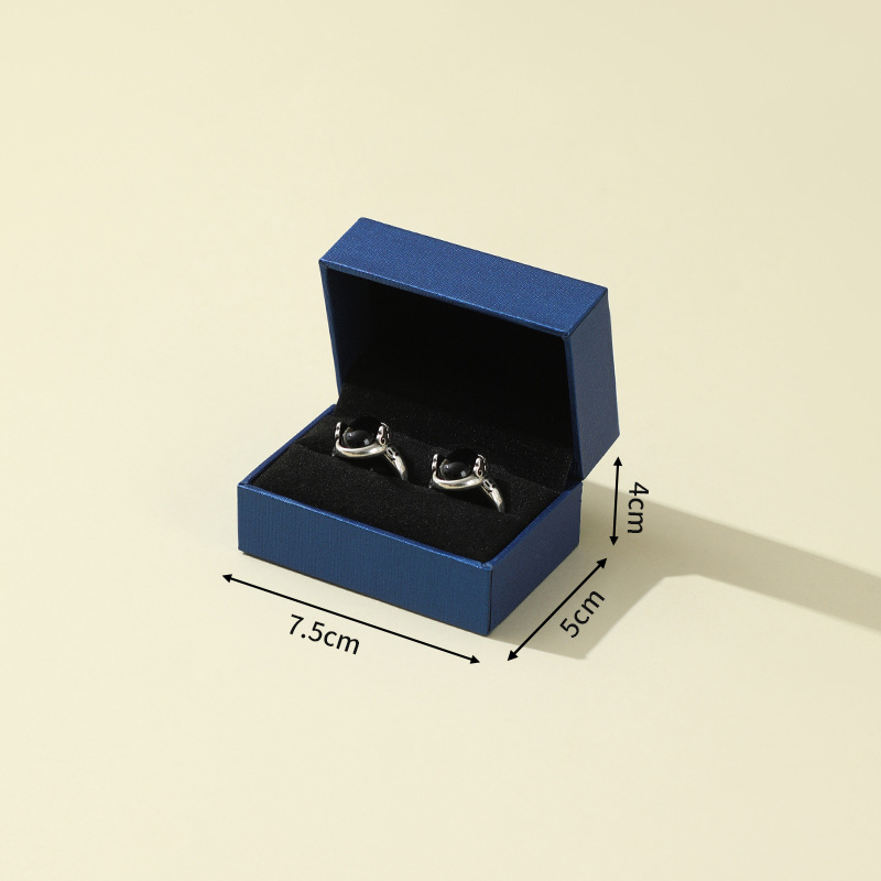 Spot caja de embalaje de joyería de ángulo recto propuesta de matrimonio anillo de confesión embalaje de anillo de diamantes caja de joyería caja de tapa de alta gama