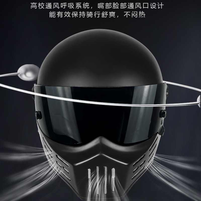 Comercio exterior retro casco completo casco de la motocicleta fábrica de crucero casco de la motocicleta Four Seasons universal entrega transfronteriza