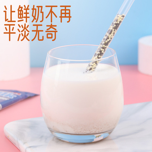 Hungarian Imported Candy Fast Magic Straw Granulated Sugar 5 Flavors 30g Instant Candy Milk Companion Straw