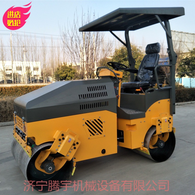 供应腾宇TYYL-3T  3缸国三全液压压路机 质优价廉欢迎来电