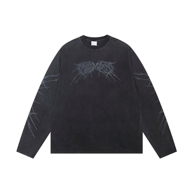 Cross-Border New Vetements Wing Graphic Red Print Washed Vintage Heavy-Duty Loose-Fit Hooded Sweatshirt Now Available Cross-Border New Vetements Wing Graphic Red Print Washed Vintage Heavy-Duty Loose-Fit Hooded Sweatshirt Now Available