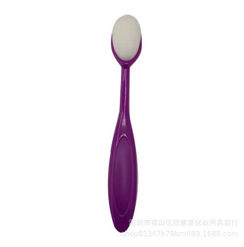 No. 4 cepillo de dientes cepillo base cepillo de maquillaje no comer polvo cepillo de limpieza de color Mango flexible cepillo de crema BB en stock