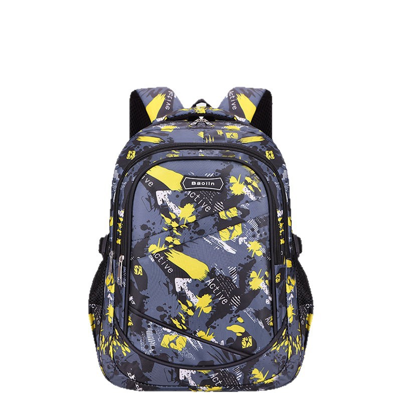 Fábrica al por mayor transfronteriza nueva moda de hombre mochila costura bolsa de viaje mochila deportiva camuflada de gran capacidad