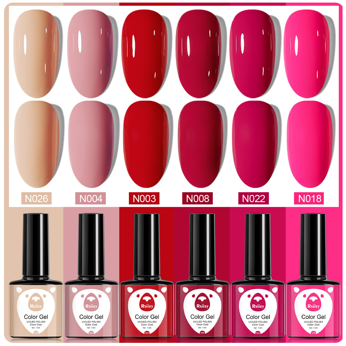 6 colores esmalte de uñas pegamento fototerapia embotellada color popular pintado brillante ojo de gato pegamento UV fototerapia pegamento esmalte de uñas traje de pegamento