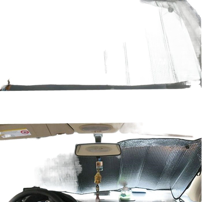 Parasol delantero del automóvil grueso lámina de aluminio protector solar de aislamiento térmico parasol montado en automóvil de verano enfriamiento parasol