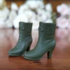 8 Army green mid-boots