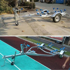 ガラス鋼突撃舟トレーラーゴムボートカヌートレーラーヨットヨットヨットトレーラーアルミニウム合金ボートトレーラー