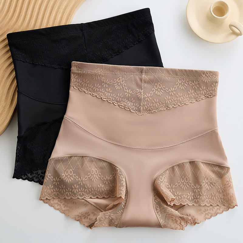 Women's seamless slimming and shaping high-waisted underwear for tummy control and hip lifting. Also available: Leggings, high-waisted style.