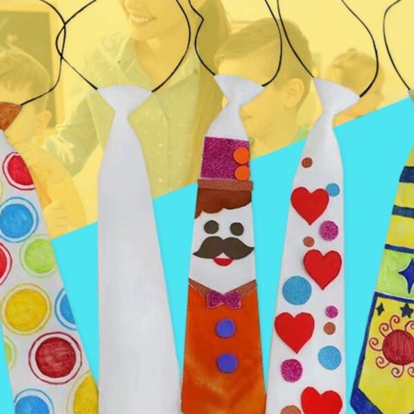 white children's men's tie