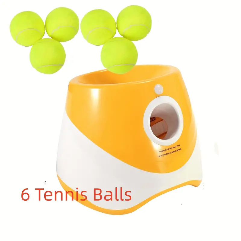 Amazon Pet Perro Tenis Lanzador automático lanzador de juguetes al aire libre lanzador de bolas nuevos fabricantes de fuentes