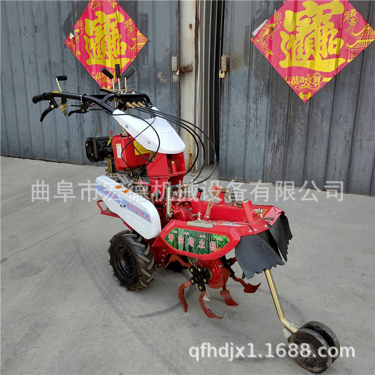 10马力羊肚菌起垄开沟机 自走式大葱培土机 多功能封葱机