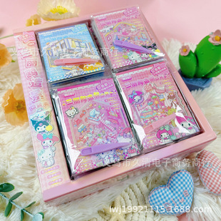 Lnfc-031 Landscaping Pocket Book 48-Pack Boxed Mini Scene Layout Handbook Sticker Book Dress up Doudou Book