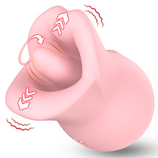 Female honey seduction second tide vibrator 10 frequency rotary bite cunnilingus masturbation second tide sex products wholesale