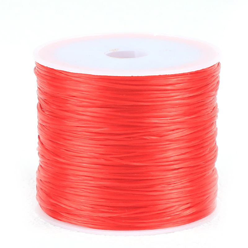 Fabricantes al por mayor línea elástica plana cuerdas elásticas cuerdas de goma cristal línea elástica perla línea de jade