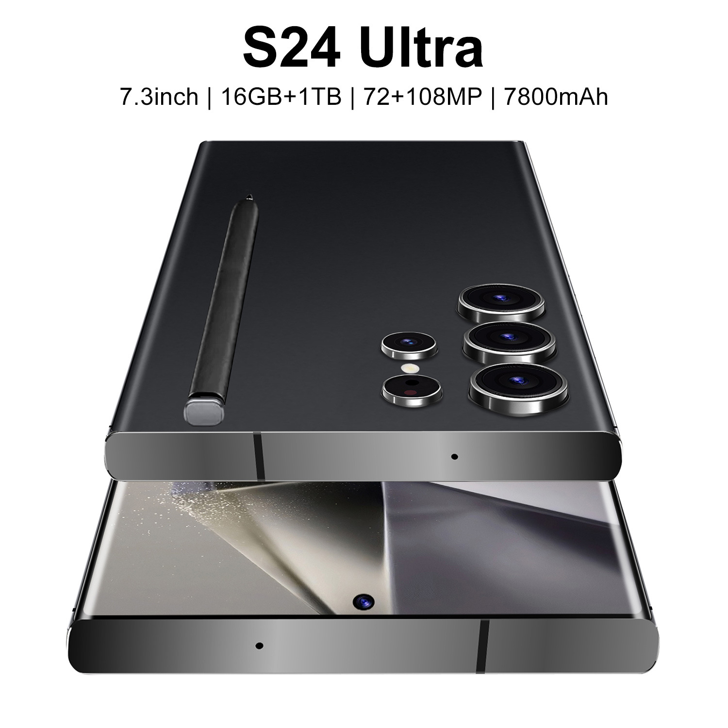 跨境手机S24Ultra 3+64GB大屏6.8尺寸安卓10现货亚马逊爆款4G网络