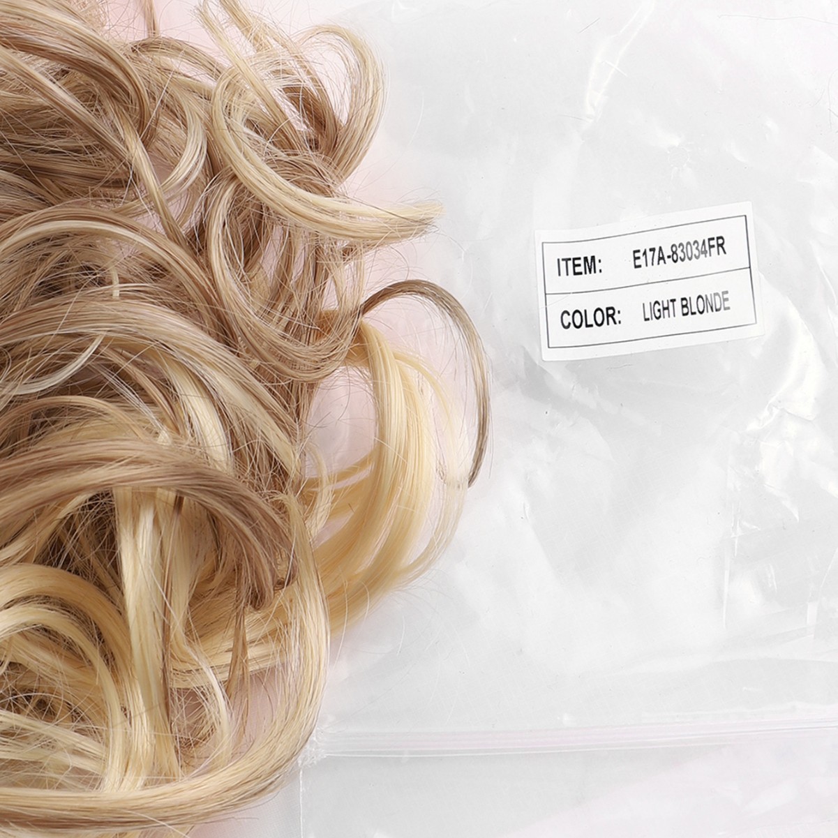 Perucas de caballo de mujer, piezas de caballo alto, clip de agarre pequeño, cabello rizado, cabello ligero y delgado, cabello rizado falso, cola de caballo